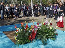 La ceremonia, que se realiza desde 1896 en Los Ángeles, contó con representantes de las principales religiones. AP / N. Ut
