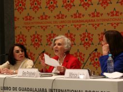 Elena Poniatowska comentó que Elena Garro dio a los lectores un mundo fantástico. EL INFORMADOR / M. Vargas