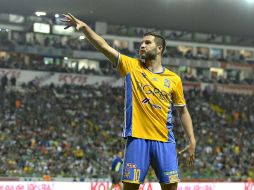 Al minuto 56 Gignac coronó el partido que Tigres planeó en el Nou Camp. MEXSPORT / I. Ortiz