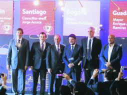 Idea ganadora. En la premiación del Mayors Challenge 2016 acudieron diversas personalidades. ESPECIAL /