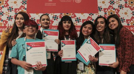 En la foto, los ganadores: Jimena Jurado García La Sienra, Paulina Treviño, Abril G. Karera, Rosie Gardel y  Marco Antonio López. EL INFORMADOR / F. Atilano