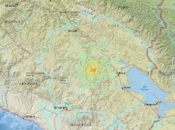 El epicentro se halló al noreste de la zona rural de Huarichancara y a 106 kilómetros al oeste del Lago Titicaca. ESPECIAL / earthquake.usgs.gov