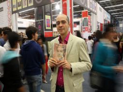 Geney Beltrán Félix, antologador, durante su visita a la FIL 2016. EL INFORMADOR / M. Vargas