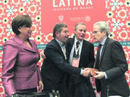 La mesa 'México y Estados Unidos en perspectiva' se organizó anoche por parte de la UdeG, la FIL y el Aspen Institute México. EL INFORMADOR / F. Atilano