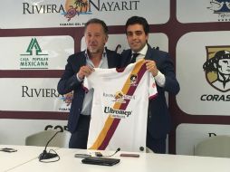 Marcelo Michel Leaño, técnico de Coras, trabajará en estrecha relación con el técnico del Rebaño, Matías Almeyda. TWITTER / @Coras_FC