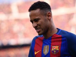 Neymar no viajará la próxima semana a Pamplona. AFP / J. Lago