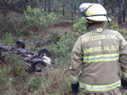 Los hechos ocurrieron a la altura del kilómetro 102+500 de la carretera federal 90. ESPECIAL /