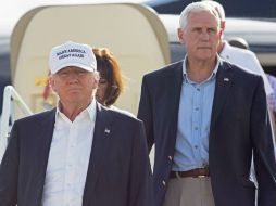 Un programa dominical consultó a Pence sobre la negativa del Gobierno mexicano a pagar por el muro, tema que fue promesa de Trump. AP / ARCHIVO