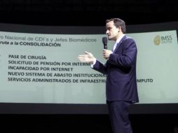 Mikel Arriola inauguró el Foro Nacional de Coordinadores Delegacionales de Informática y Jefes Biomédicos 2016. TWITTER / @Tu_IMSS