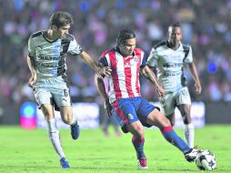 Carlos Peña durante el duelo entre Querétaro —su posible equipo en un futuro— contra el Guadalajara en la Final de la Copa MX. MEXSPORT /