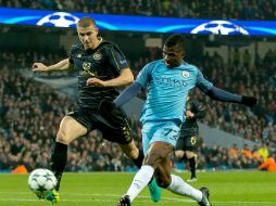 El jugador Kelechi Iheanacho de Mánchester City anotó el gol. EFE / P. Powell