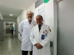 Fernando Petersen (izquierda) y Francisco Ruiz González (derecha) en la inauguración de las obras. EL INFORMADOR / E. Barrera