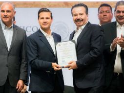 El Mandatario inauguró la Expo México Alimentaria 2016 'Food Show'. NTX / ESPECIAL