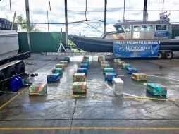 La operación fue realizada por la Armada Nacional en coordinación con la Policía Nacional. NTX / Cortesía