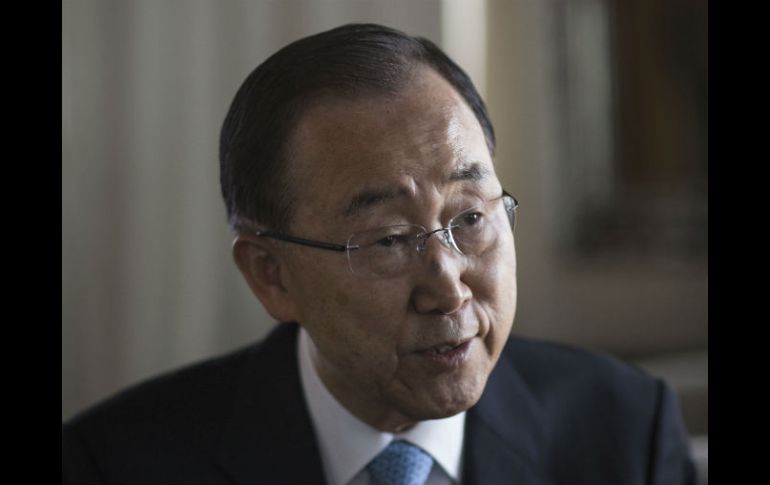 El secretario general de la ONU, Ban Ki-moon, aseguró ayer que el respeto por los derechos humanos 'beneficia a todos'. AP / M. Elshamy