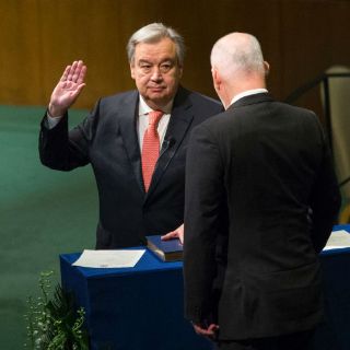António Guterres jura como secretario general de la ONU