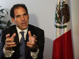 El presidente del Senado, Pablo Escudero (PVEM), dice que podrían tener un dictamen entre el 15 y 20 de enero. SUN / ARCHIVO