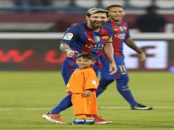 ''Estoy muy contento por haber conocido a mi ídolo. Es un sueño'', dijo Murtaza. AFP / K. Jaafar