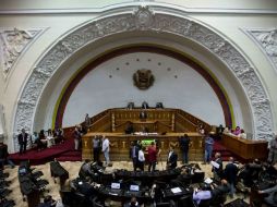 En el acuerdo se responsabilizó a Maduro de provocar una ruptura del orden constitucional. EFE / M. Gutiérrez