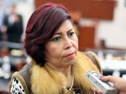 La legisladora presentó un punto de acuerdo que fue aprobado por unanimidad. ESPECIAL / Oficina de prensa de Lucila Nava Piña