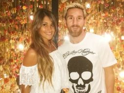 La modelo y el futbolista se conocieron en Rosario, donde ambos nacieron. INSTAGRAM / antoroccuzzo88