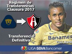 El jugador hará dupla en el ataque con Matías Alustiza. TWITTER / @LIGABancomerMX