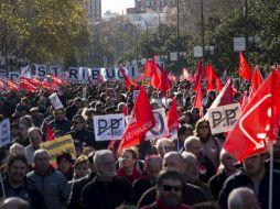 El gobierno del presidente Mariano Rajoy aplicó una reforma de las leyes laborales en 2012. EFE / L. Piergiovanni