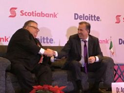 Carstens comenta que su salida del Banxico fue una decisión difícil, pero que la institución no depende sólo de él. TWITTER / @JoseAMeadeK