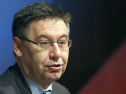 Josep Maria Bartomeu, manifestó su interés de mantener al atacante argentino. EFE / A. Dalmau