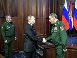 En junio pasado, Putin acusó a la OTAN de querer conducir su país a una ''frenética'' carrera armamentista. EFE / A. Nikolsky