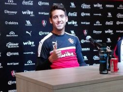 ''Cada torneo, son nuevos propósitos, nuevos retos (…) este equipo tiene que estar para cosas grandes'', dijo el mediocampista. EL INFORMADOR / J. Robles