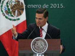 En el mensaje de Año Nuevo, el mandatario recalcó que por primera vez en cinco años ya no habría aumento mensual a los combustibles. NTX / ARCHIVO