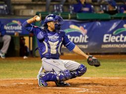 Gabriel Gutiérrez (foto) evitó la blanqueada con hit en la séptima que impulsó a Agustín Murillo. FACEBOOK / CharrosBeisbolOficial/Straffonimages