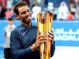 El tenista volvió a recuperar buenas sensaciones, lo que augura un comienzo prometedor de la temporada 2017. EFE / N. Balout