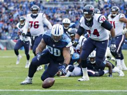 DaQuan Jones recuperó un balón suelto para touchdown en el primer cuarto. AFP / W. Hitt
