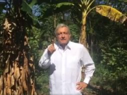 El tabasqueño asegura que su partido, Morena, es ''una bendición'' por ser la única esperanza. FACEBOOK / Andres Manuel Lopez Obrador