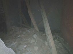 El colapso de la habitación construida con adobe y vigas de madera fue ocasionado debido al deterioro de la misma. EL INFORMADOR / ESPECIAL