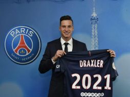 El atacante de 23 años firmó el lunes un convenio hasta junio del 2021, dijo el club parisino. EFE /