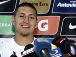 El integrante de Pumas espera debutar con un gol en el próximo encuentro contra Chivas. TWITTER / @PumasMX