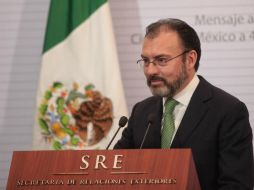 Peña Nieto nombró a Videgaray como nuevo titular de la SRE, en sustitución de Ruiz Massieu. EFE / S. Gutiérrez