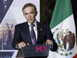 El mandatario capitalino indicó que quieren 'desalentar este tipo de conductas que van más allá de lo que es la protesta'. SUN / I. Stephens