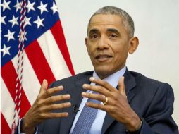 Asegura que durante su mandato la economía ''que se estaba encogiendo'' está ahora en crecimiento. EFE / R. Sachs