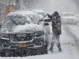 La tormenta invernal se extiende desde Alabama hasta Nueva York. EFE / S. Platt
