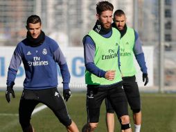 Sergio Ramos, que no estuvo el último martes ante el Sevilla, en la ida copera, ni el sábado ante el Granada, en liga. TWITTER / @realmadrid
