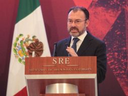 Videgaray apela a la importancia de los millones de mexicanos que emigraron a Estados Unidos durante décadas. EFE / S. Gutiérrez