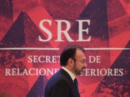 Videgaray sostiene que llega a la SRE a aprender. EFE / S. Gutiérrez