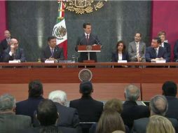 El Presidente expresó que los mexicanos deben seguir trabajando de manera unida para edificar el México del presente y del mañana. TWITTER / @PresidenciaMX