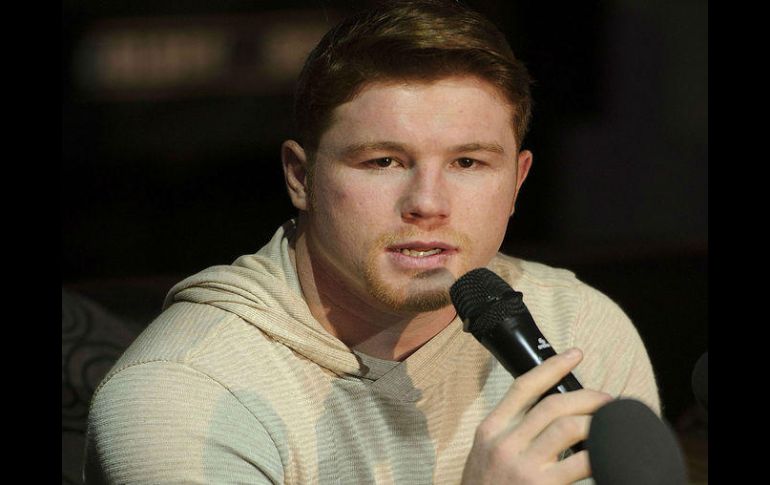 El tapatío, Saúl 'Canelo' Álvarez retó al hijo de la leyenda, y le dijo que ya firme el contrato para la pelea entre ambos. EL INFORMADOR / ARCHIVO