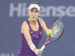 La polaca Agnieszka Radwanska superó a Ying-Ying Duan en una hora y 19 minutos. EFE / I. Miller