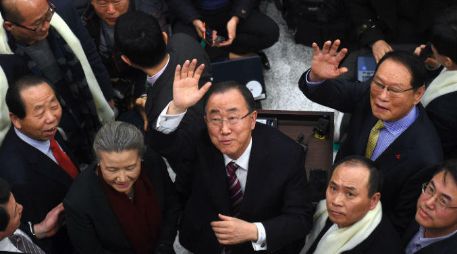 Ki-moon es uno de los favoritos de las encuestas para suceder a Park. AFP / J. Yeong-je